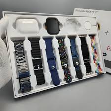 I20 Ultra Max Smart Watch 10 in 1 box 2.3inch large screen With Earbuds